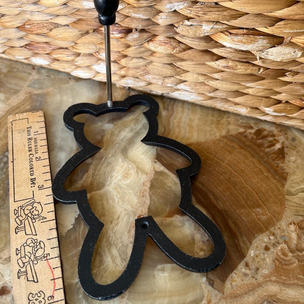 Bear Pancake Cutout:Wrought Iron